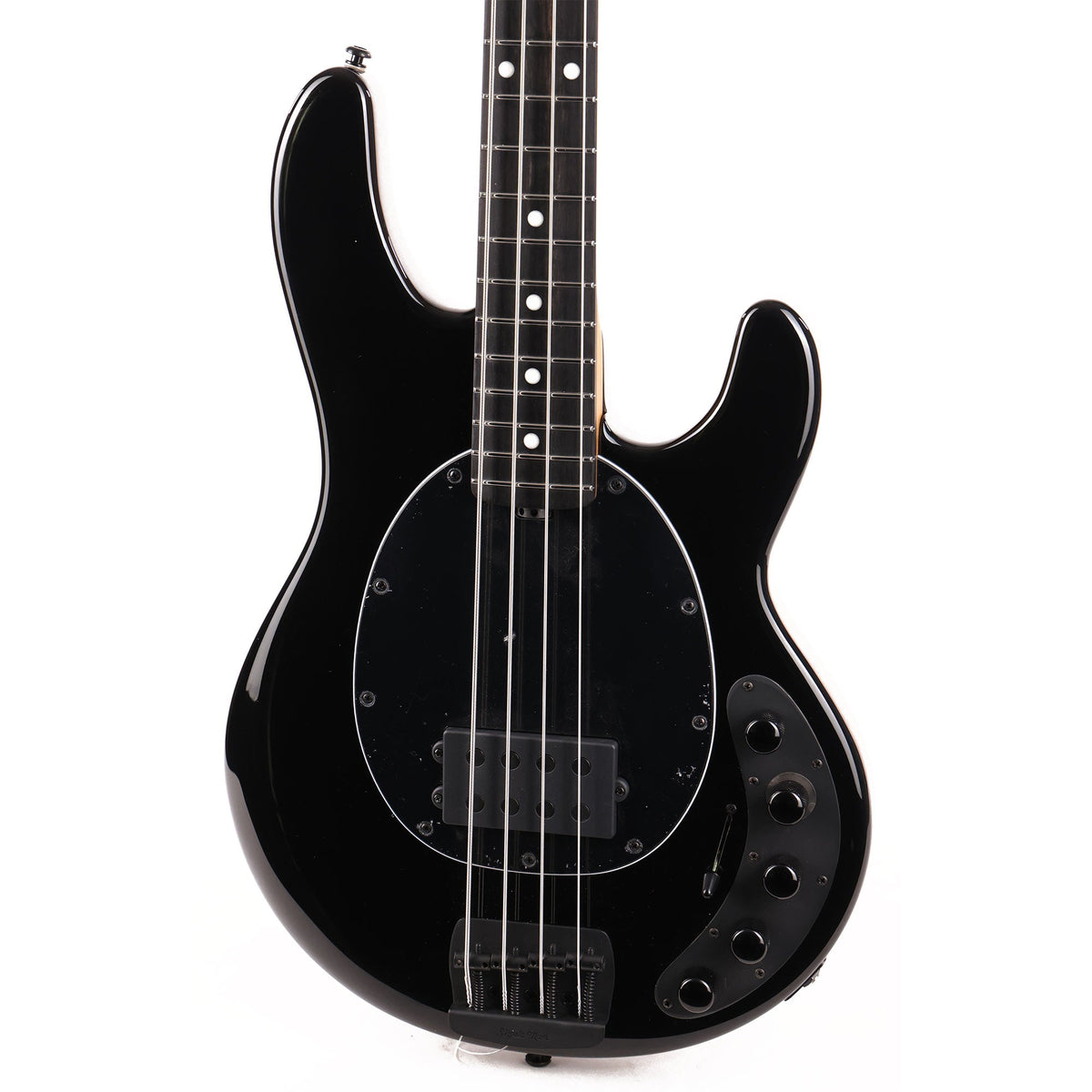 Ernie Ball Music Man Dark Ray Bass Obsidian Black — 7
