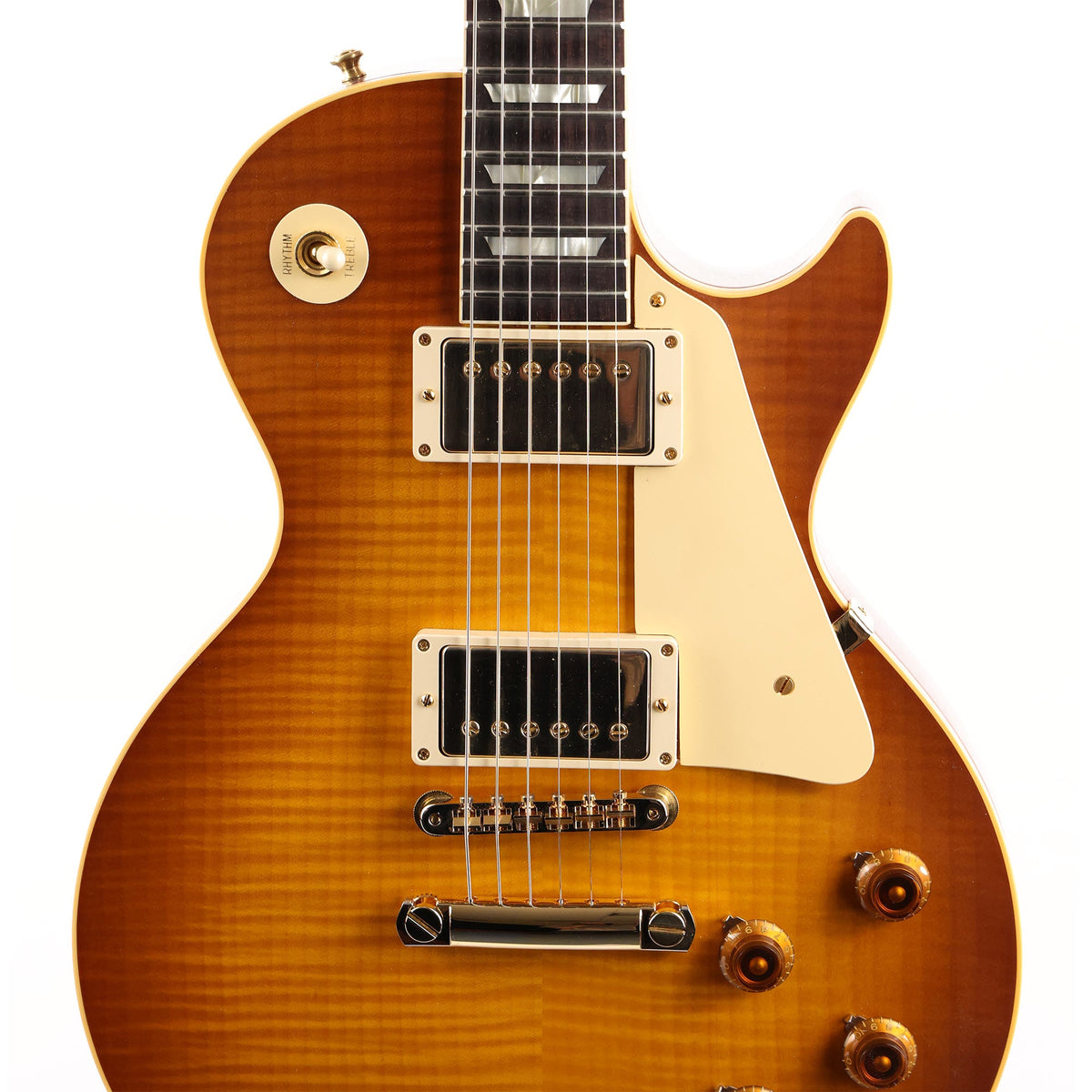 Gibson Custom Shop 1959 Les Paul Made 2 Measure Rossington Burst Gold Hardware — 6