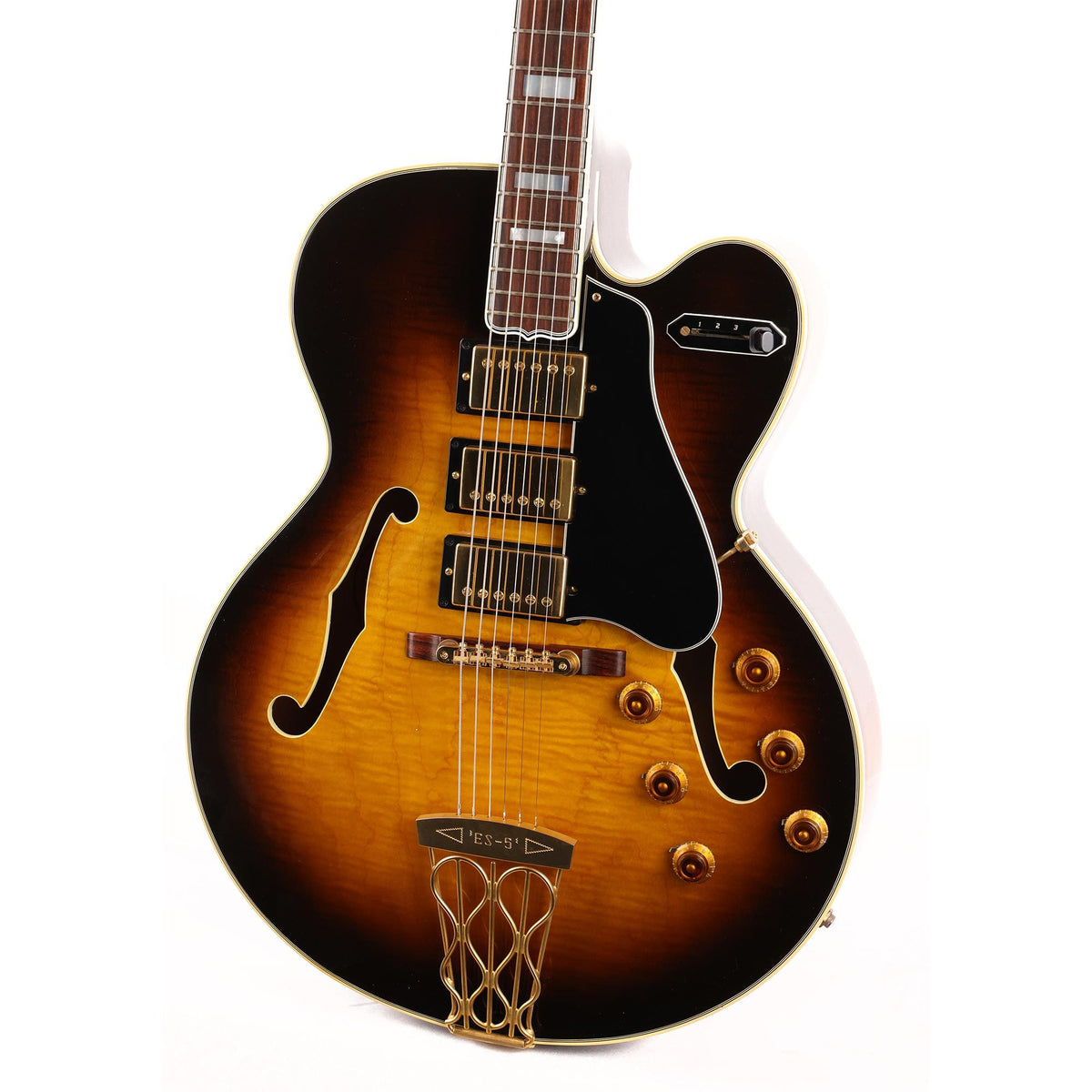 1997 Gibson Custom Shop ES-5 Switchmaster Sunburst — 7