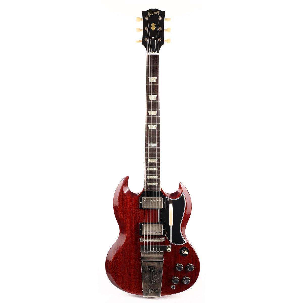 Gibson Custom Shop 1964 SG Standard Reissue Maestro VOS Cherry Red — 2