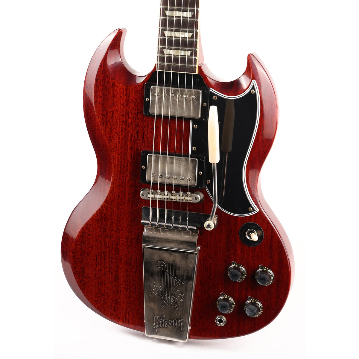 Gibson Custom Shop 1964 SG Standard Reissue Maestro VOS Cherry Red — 7