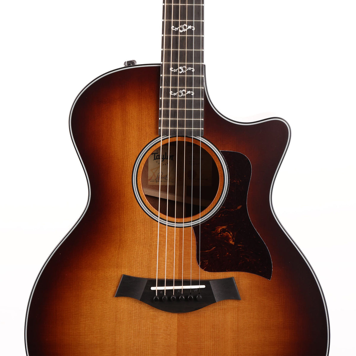 Taylor 314ce LTD V-Class Acoustic-Electric Guitar Quilted Sapele and Torrefied Sitka — 6