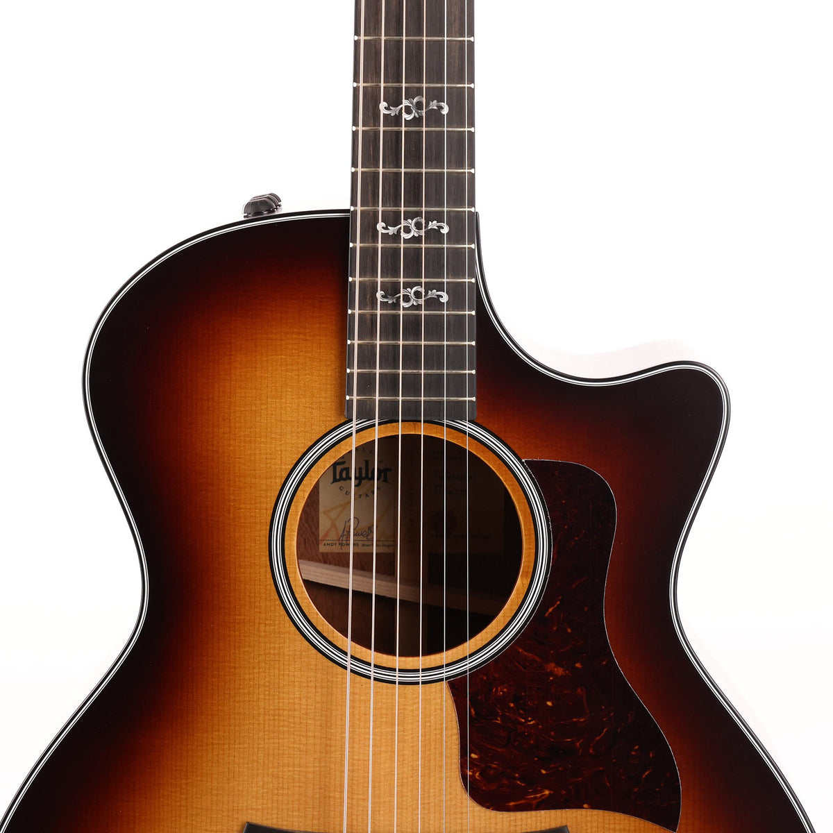 Taylor 314ce LTD V-Class Acoustic-Electric Quilted Sapele and Torrefied Sitka — 6