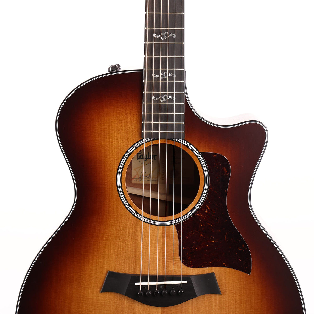 Taylor 314ce LTD V-Class Acoustic-Electric Quilted Sapele and Torrefied Sitka Spruce — 6