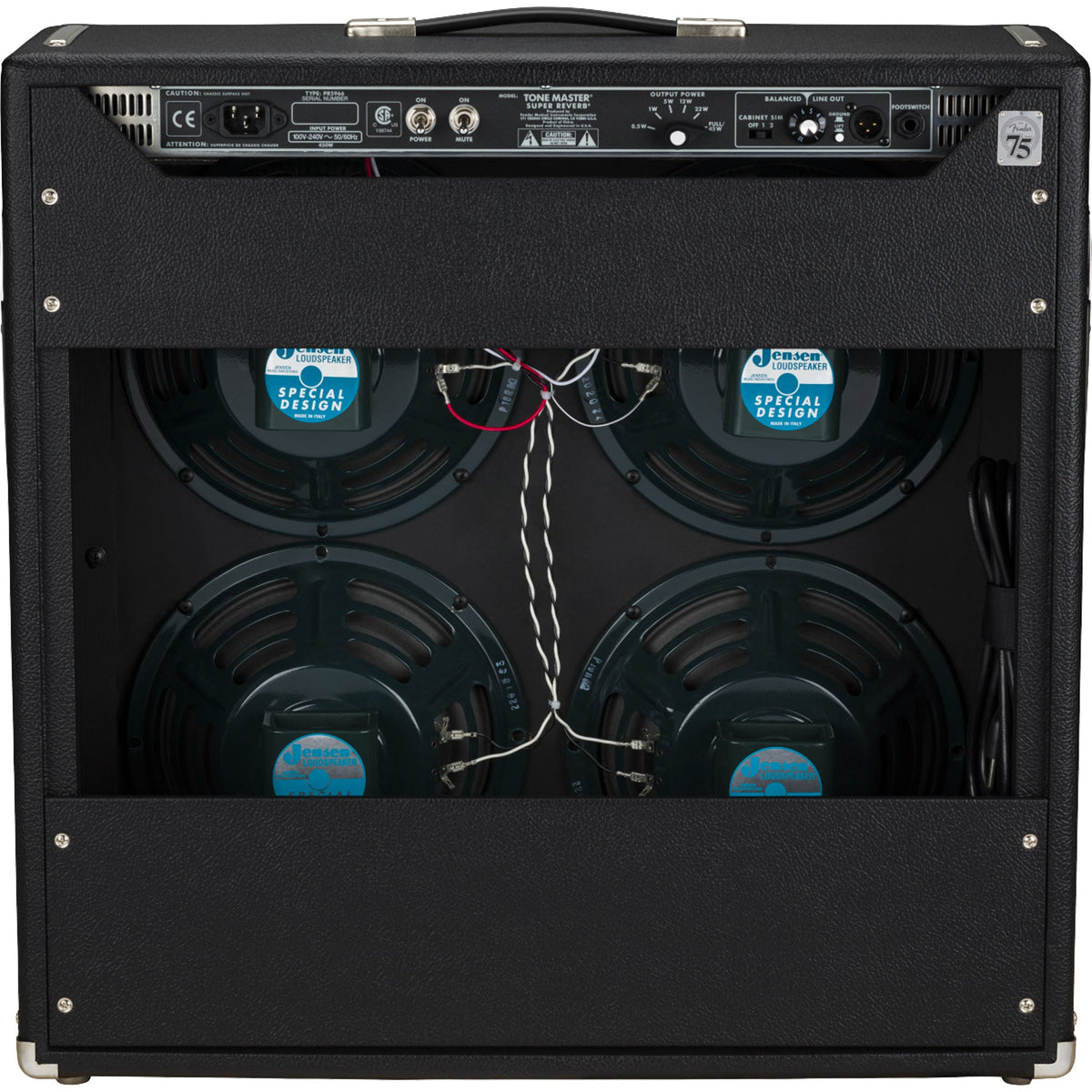 Fender Tone Master Super Reverb 4x10 Combo Amplifier — 2