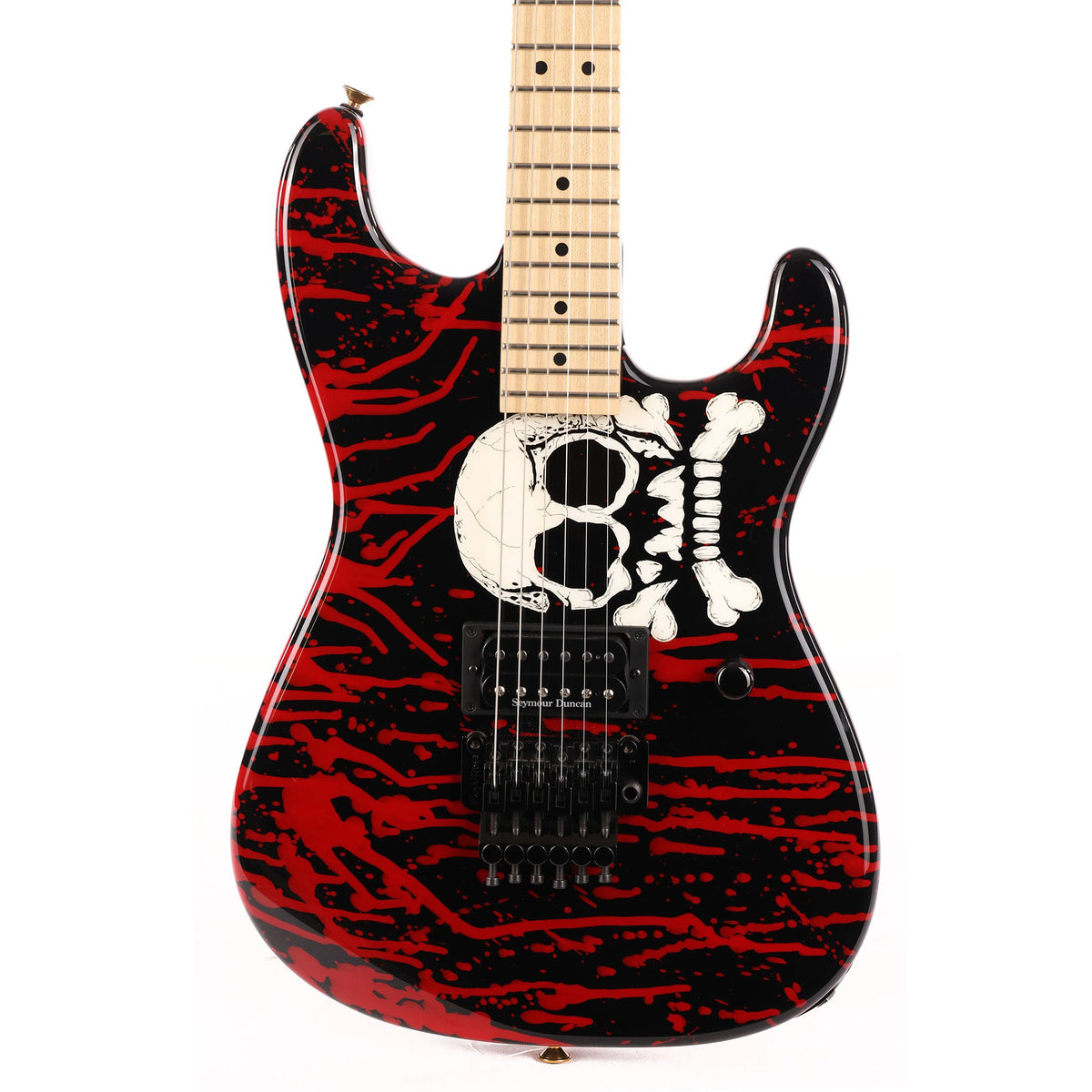 Charvel Custom Shop Warren DeMartini Signature San Dimas Blood and Skull 2007 — 1
