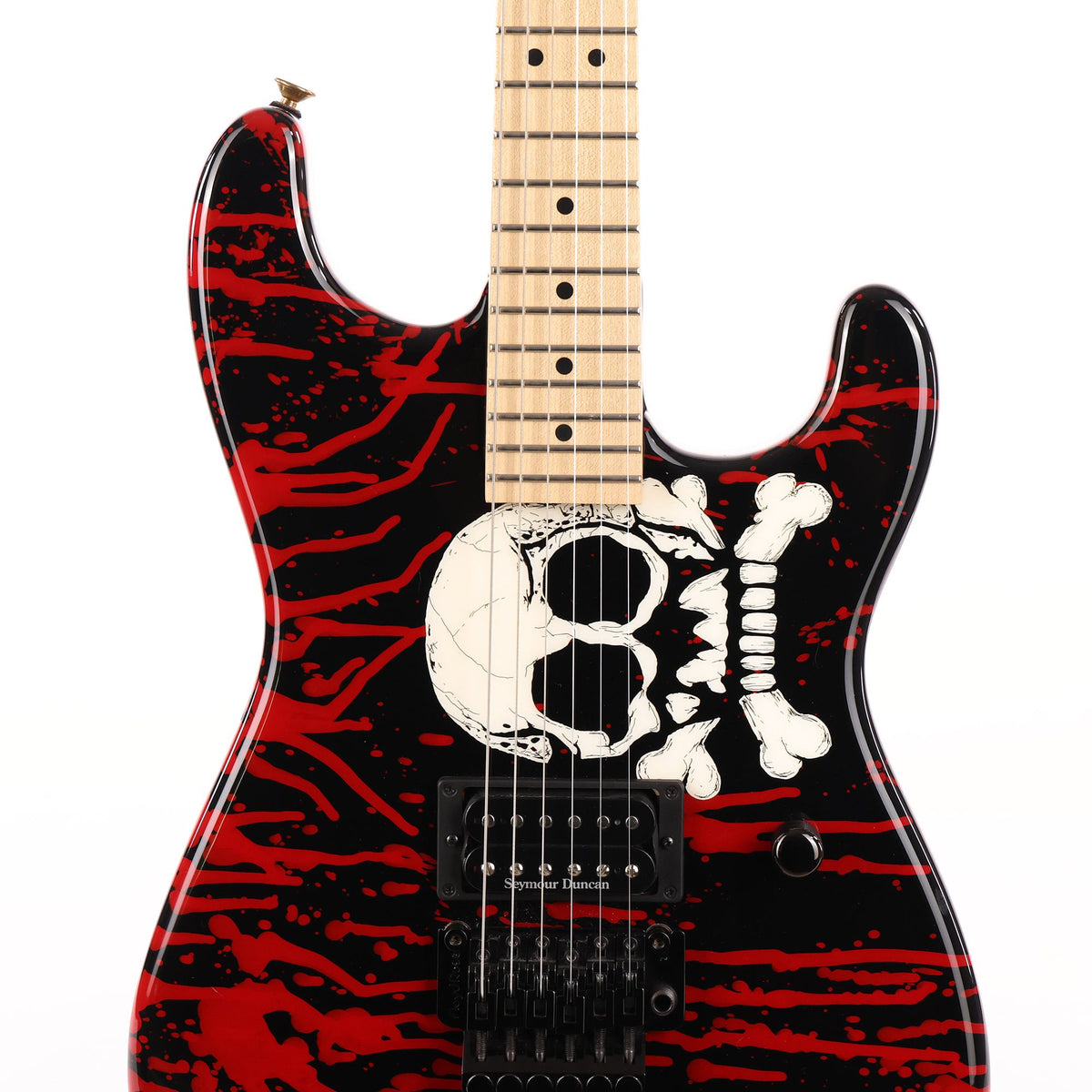 Charvel Custom Shop Warren DeMartini Signature San Dimas Blood and Skull 2007 — 6