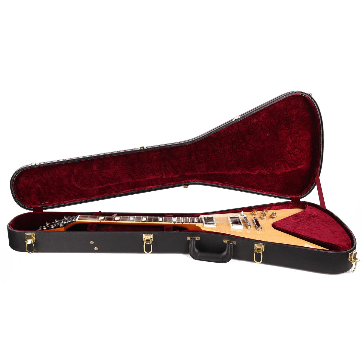 2013 Gibson Custom Shop Flying V Standard Flame Top Natural — 9