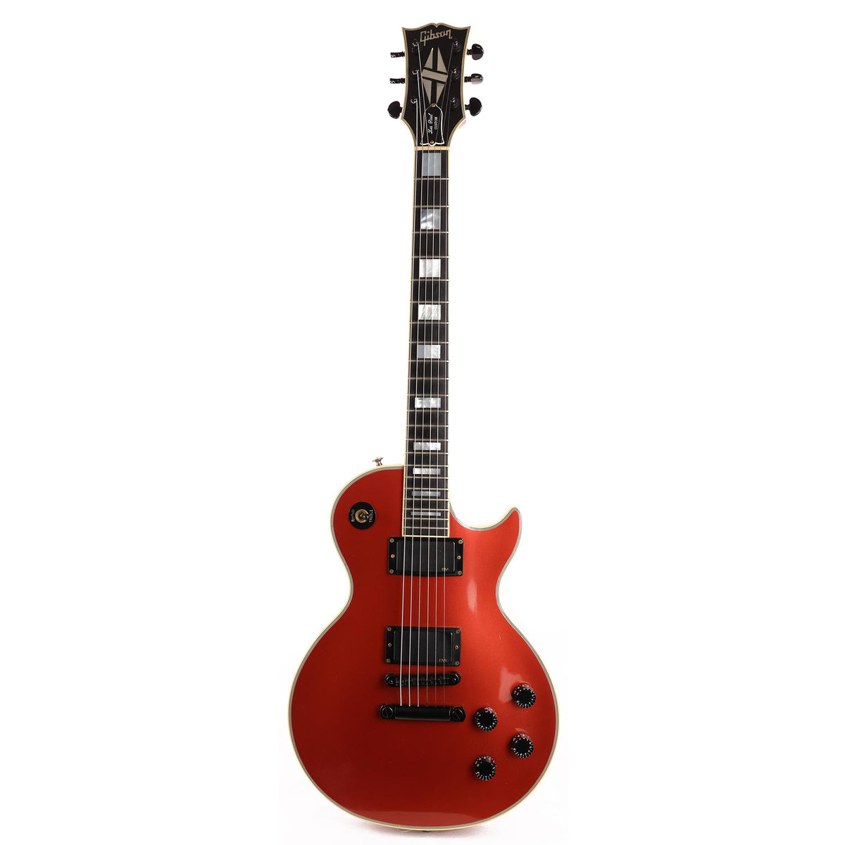 1988 Gibson Les Paul Custom Showcase Edition Ruby Red | The Music Zoo