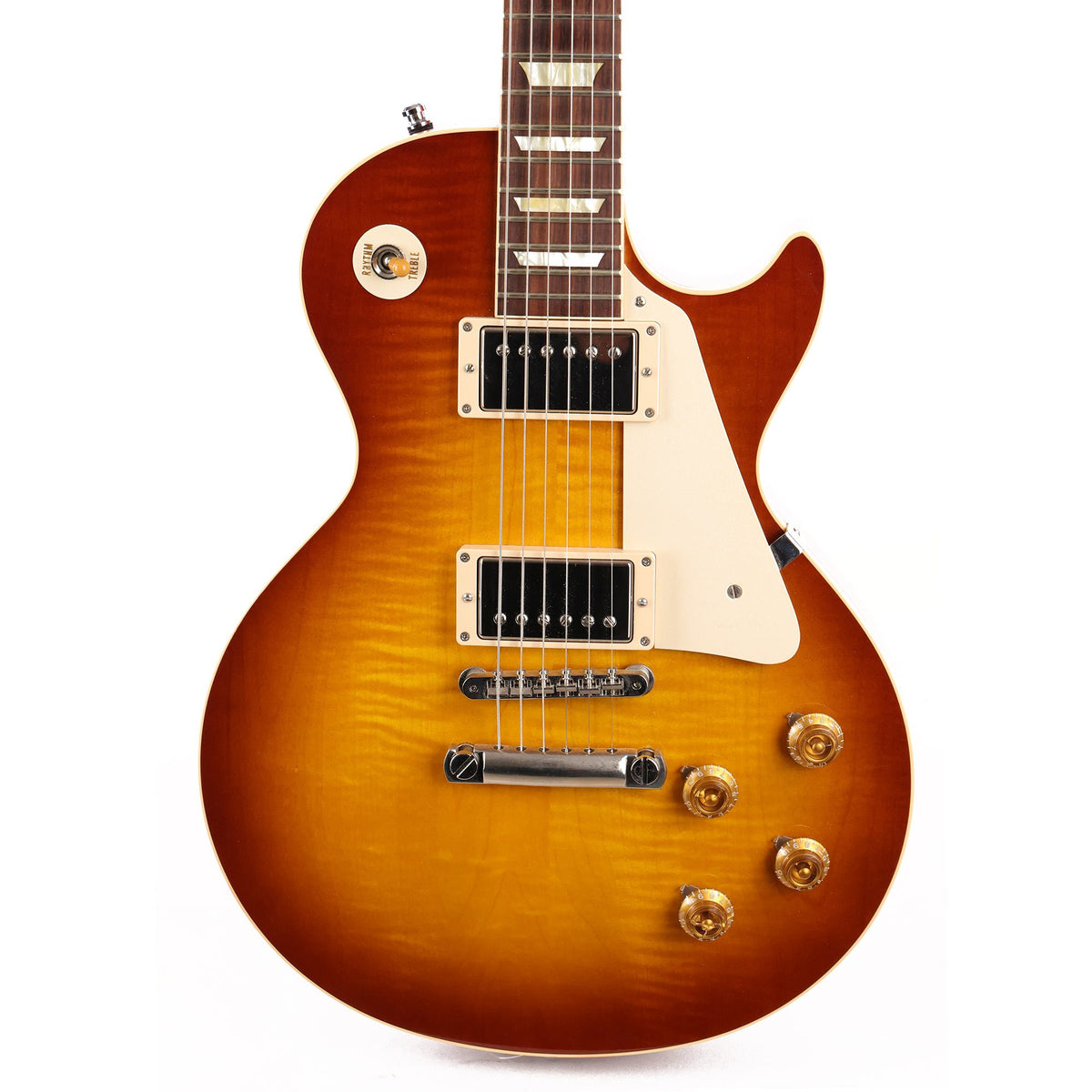 Gibson Custom Shop '58 Les Paul Chambered 10th Anniversary Iced Tea Burst — 1