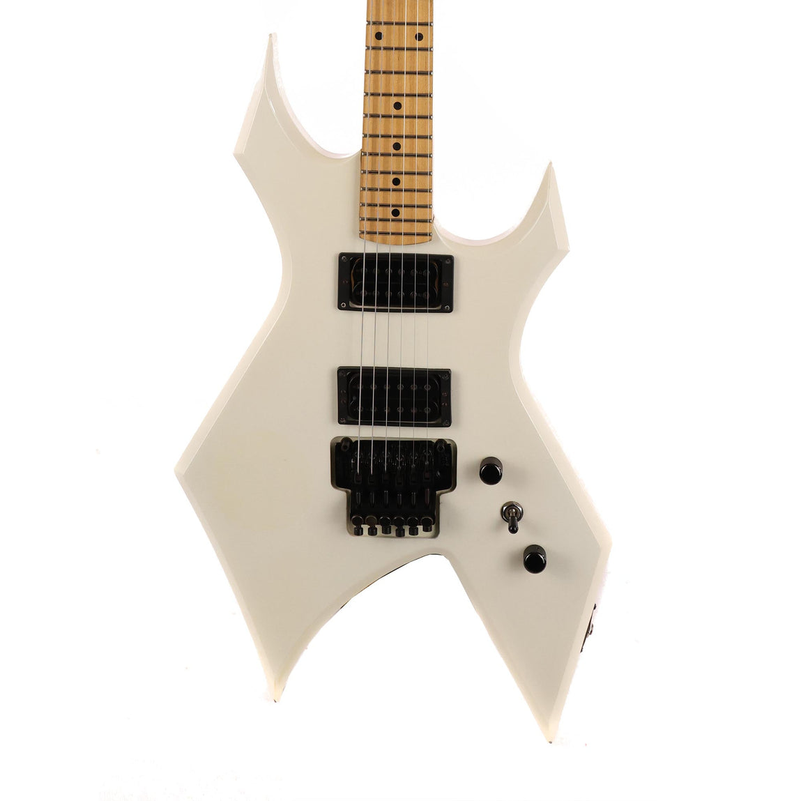 BC Rich WARLOCK ワーロック エレキギター 白 B.C. Rich USA Warlock White | The Music Zoo