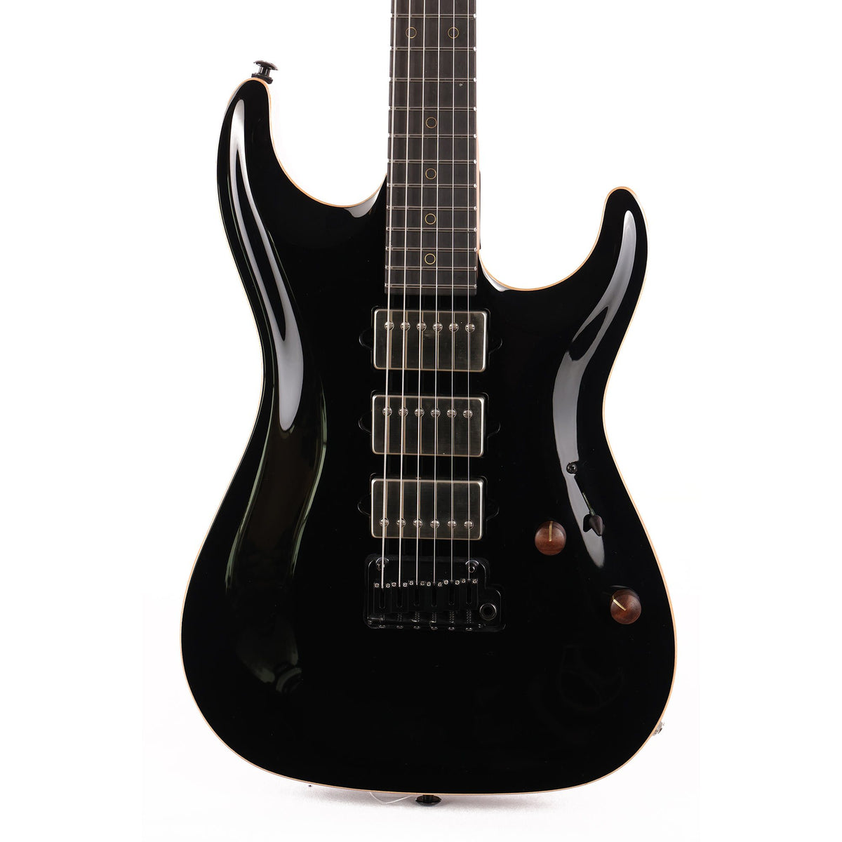 Suhr Standard Carve Top Roasted Maple Neck Gloss Black 2018 — 1
