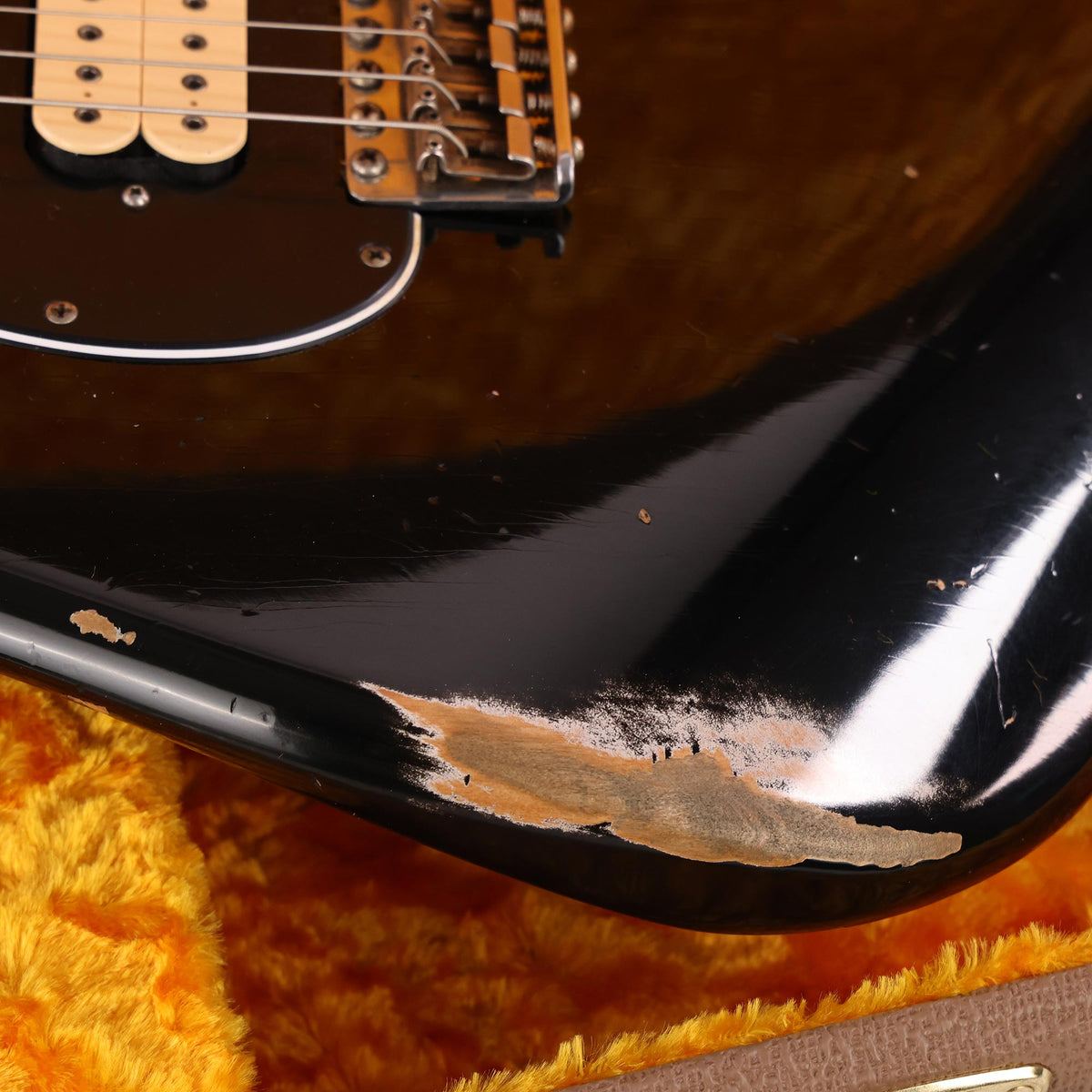 Fender Custom Shop Double Humbucker Stratocaster Relic Black 2021 — 9