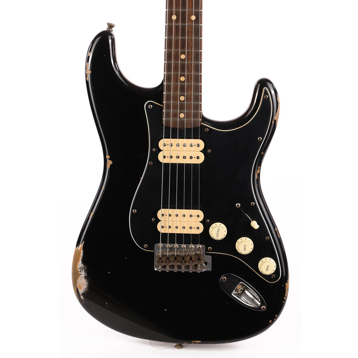Fender Custom Shop Double Humbucker Stratocaster Relic Black 2021