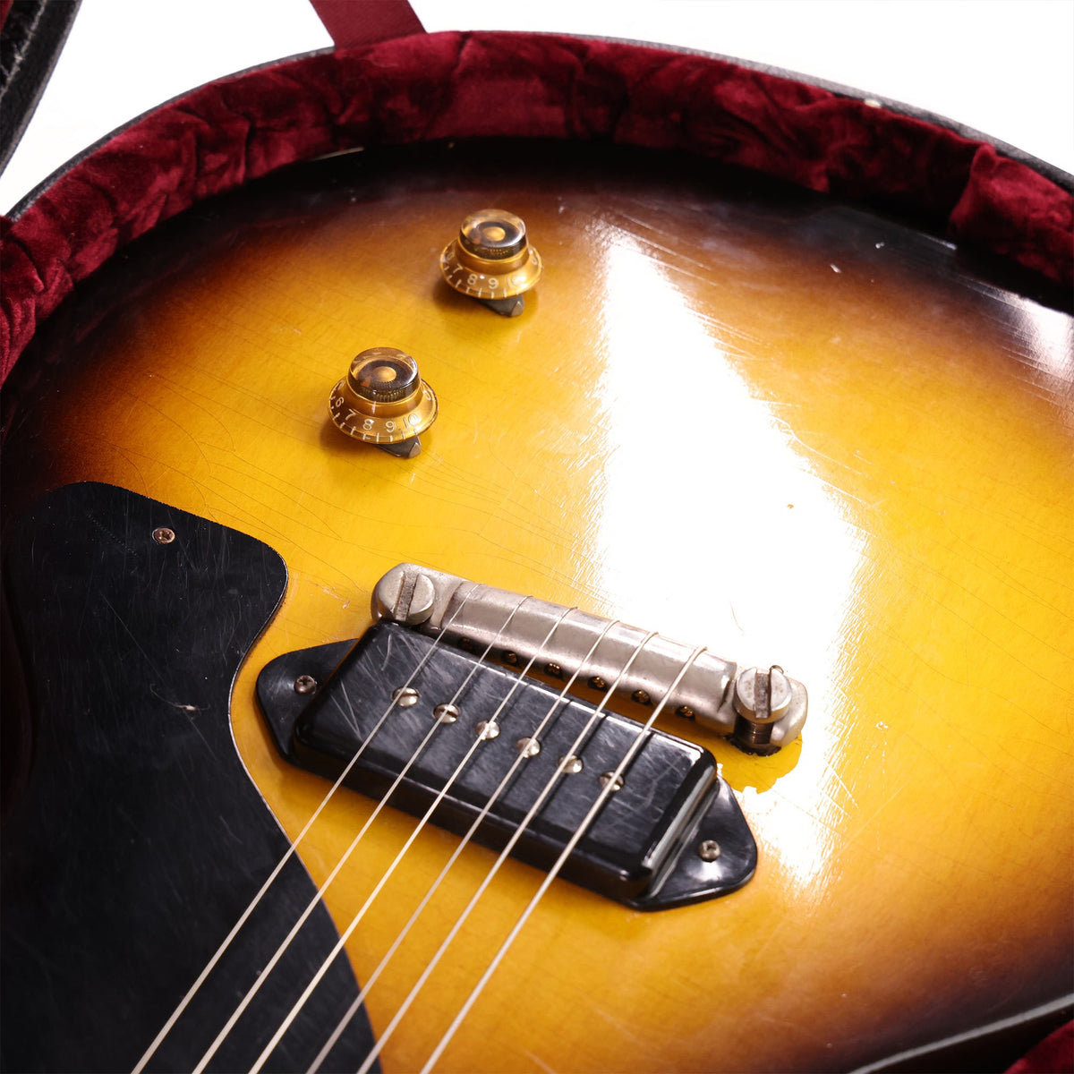 1956 Gibson Les Paul Junior Sunburst — 6