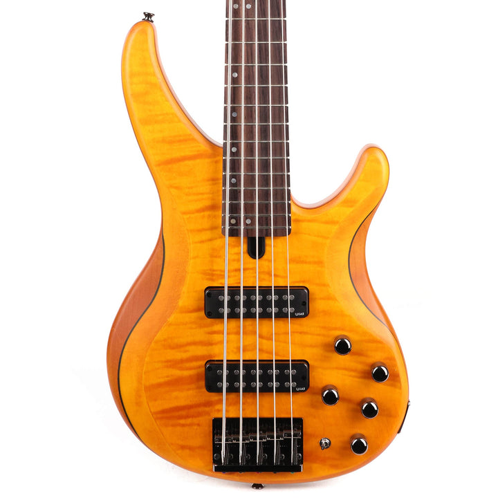 Yamaha TRBX605FM 5-String Bass Matte Amber