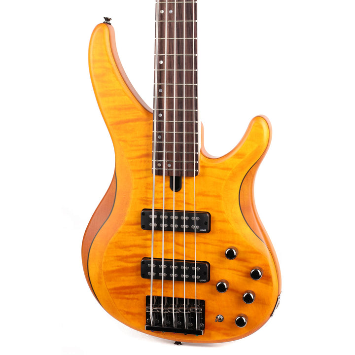 Yamaha TRBX605FM 5-String Bass Matte Amber