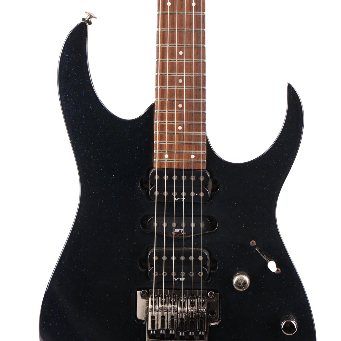 Ibanez Prestige RG1570 Galaxy Black 2005 | The Music Zoo