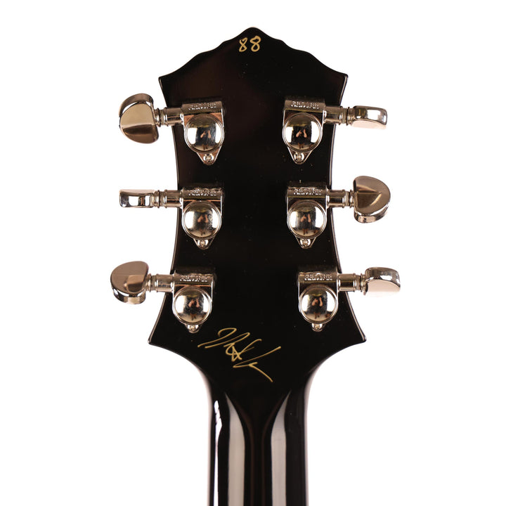 Knaggs Influence Series Steve Stevens Signature Black Gloss with Pink Binding