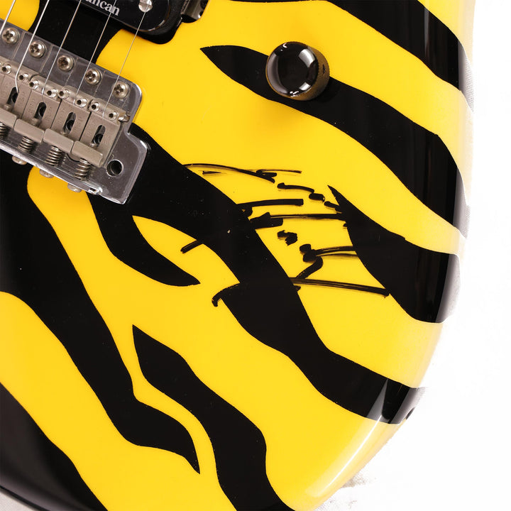 ESP George Lynch Signature Guitar Tiger Stripe Autographed