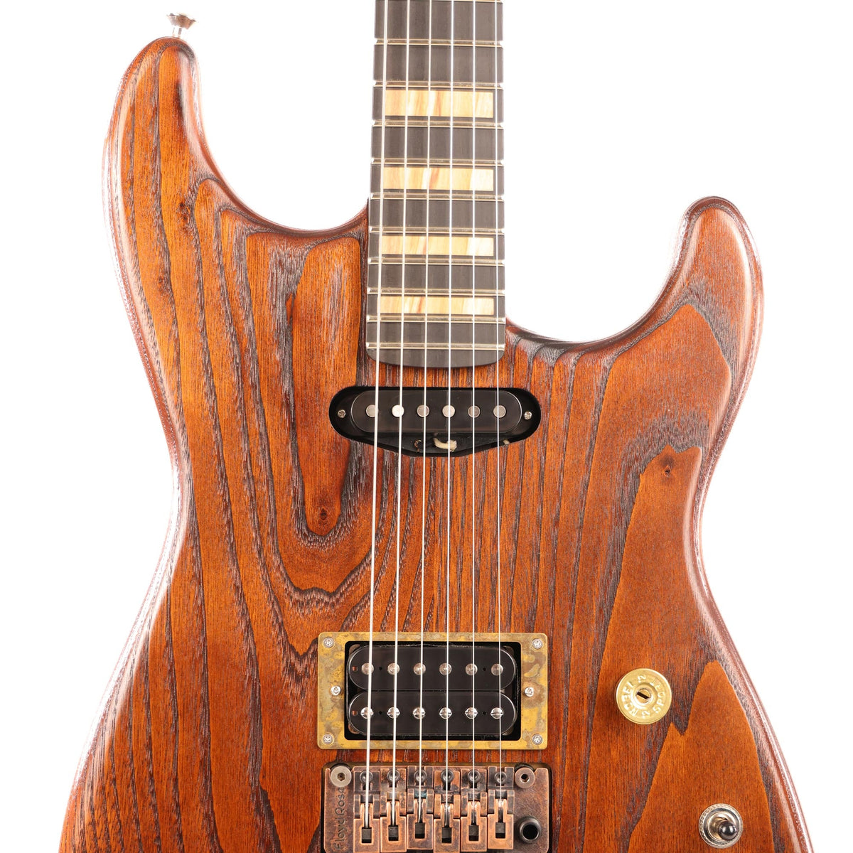 Paoletti Stratospheric Wine HS Olive Block Inlays Floyd Rose Music Zoo Exclusive — 6