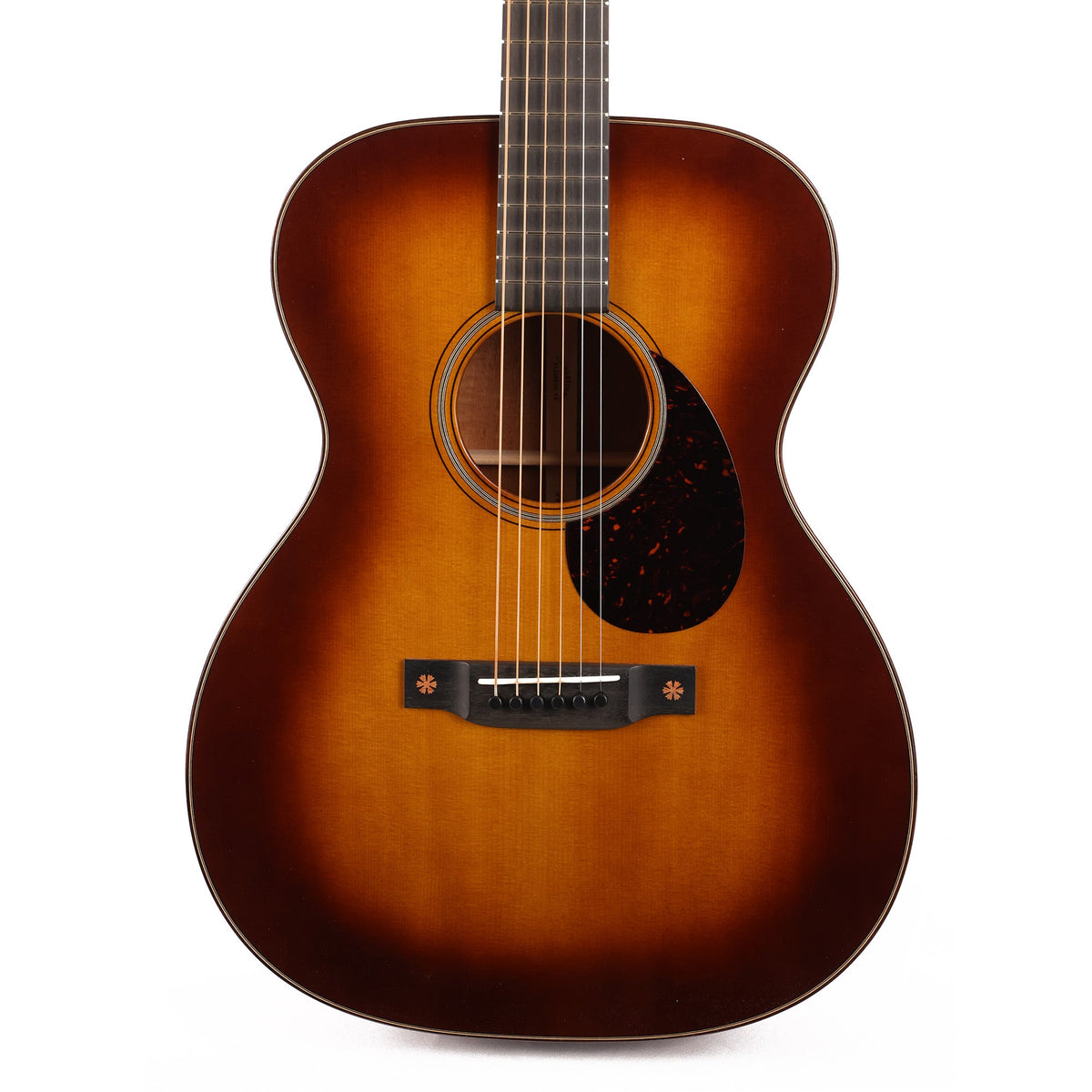 Martin Custom Shop OM Sitka Spruce and Flamed Mahogany Ambertone 1933 Finish 2021 — 1