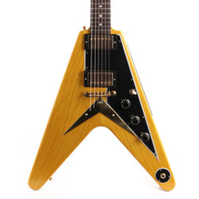 Gibson Custom Shop 1958 Korina Flying V Reissue Black Pickguard Natural