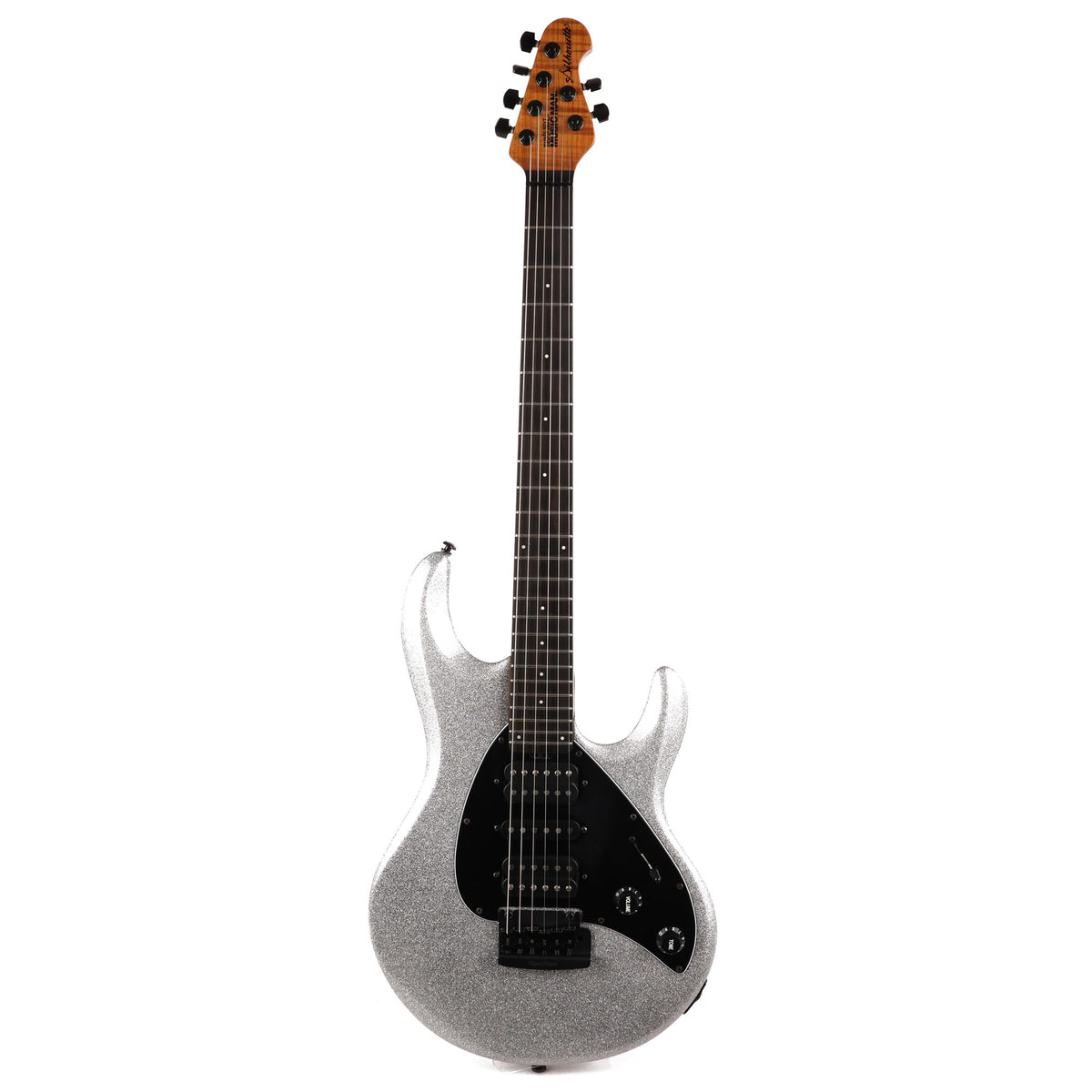 2019 Ernie Ball Music Man Silhouette HSH Music Zoo 25th Anniversary Silver Sparkle — 2