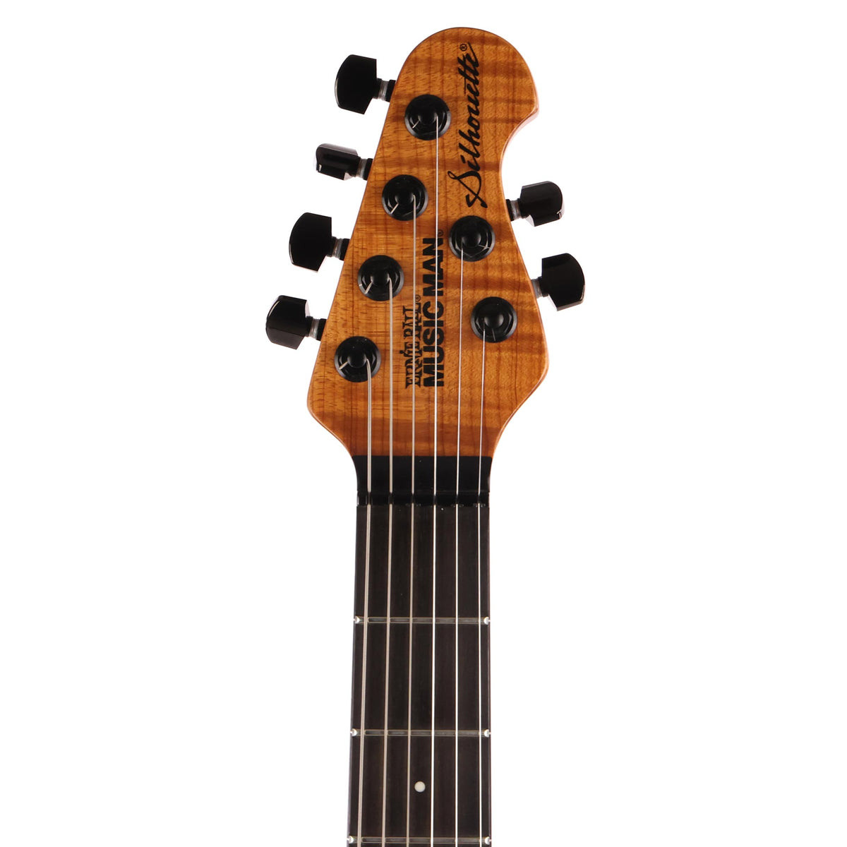 2019 Ernie Ball Music Man Silhouette HSH Music Zoo 25th Anniversary Silver Sparkle — 4