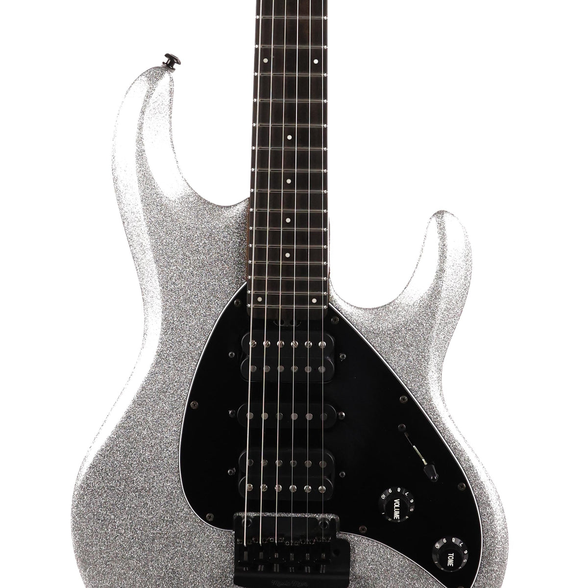 2019 Ernie Ball Music Man Silhouette HSH Music Zoo 25th Anniversary Silver Sparkle — 6