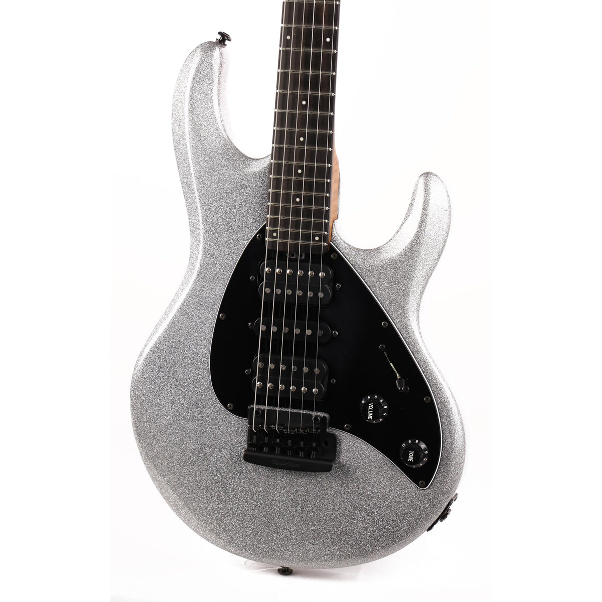 2019 Ernie Ball Music Man Silhouette HSH Music Zoo 25th Anniversary Silver Sparkle — 7
