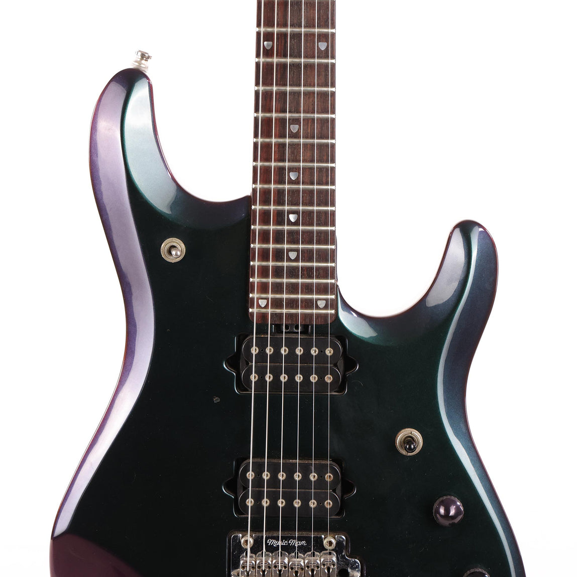 ギター Space Ball ギター Space Ball Ernie Ball Music Man JP13 7 - Cardinal Red