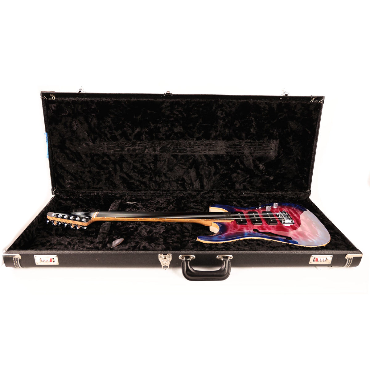 Suhr Standard Archtop Transparent Magenta Blue 2015 — 8