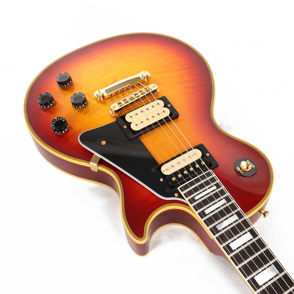 Gibson Custom Shop Les Paul Custom Made 2 Measure Figured Top Cherry Sunburst — 9