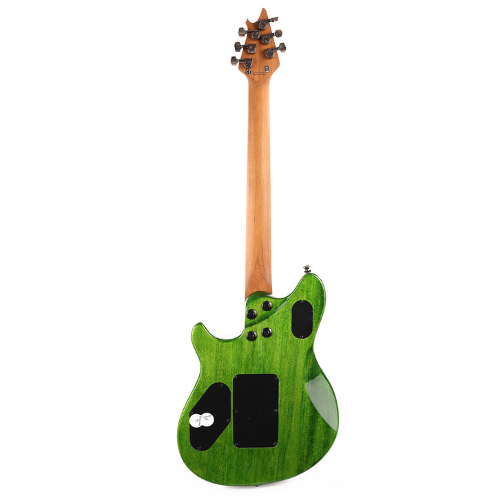 EVH Wolfgang Standard QM Baked Maple Fingerboard Transparent Green Used