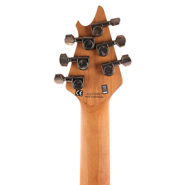 EVH Wolfgang Standard QM Baked Maple Fingerboard Transparent Green Used