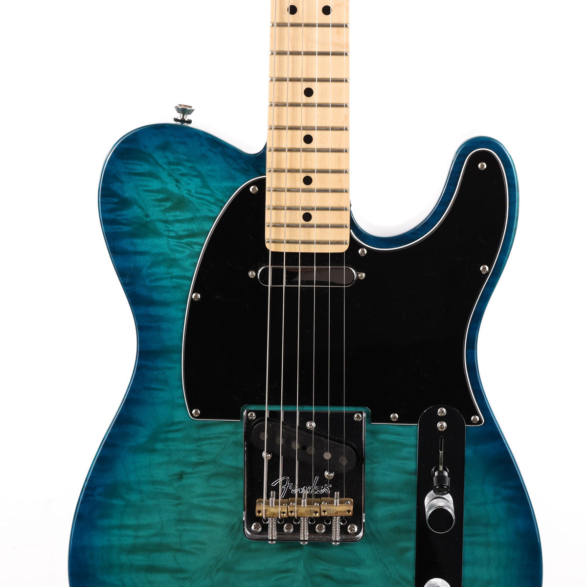 Fender American Showcase QMT Telecaster Aqua Marine Metallic 2020 — 6