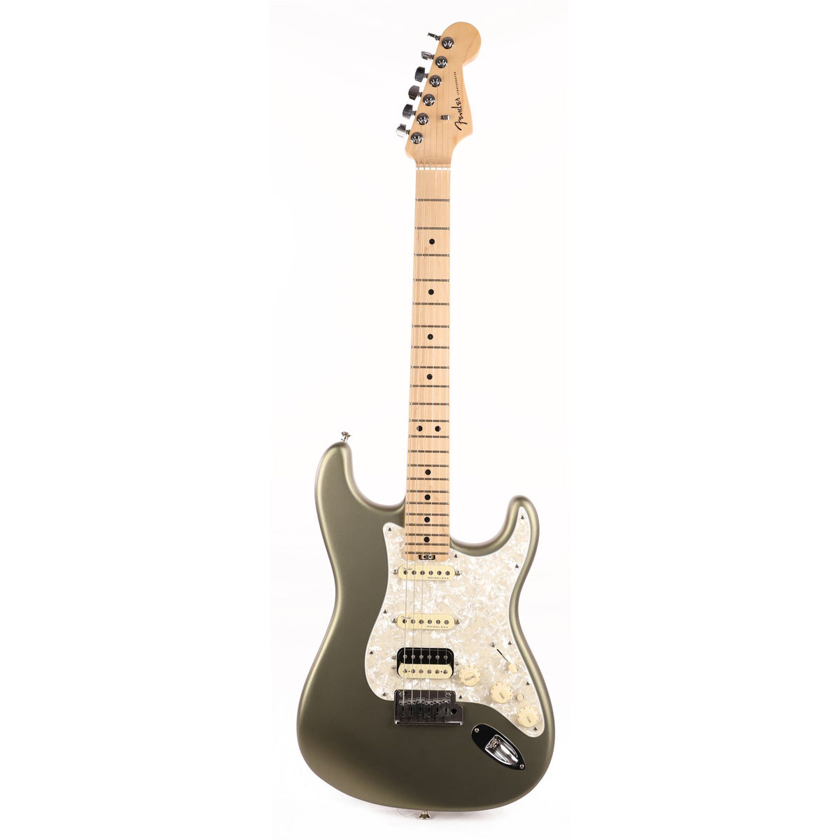 Fender American Elite Stratocaster HSS Shawbucker Satin Jade Pearl Metallic 2019 — 2