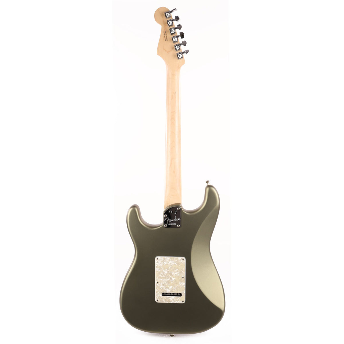 Fender American Elite Stratocaster HSS Shawbucker Satin Jade Pearl Metallic 2019 — 3