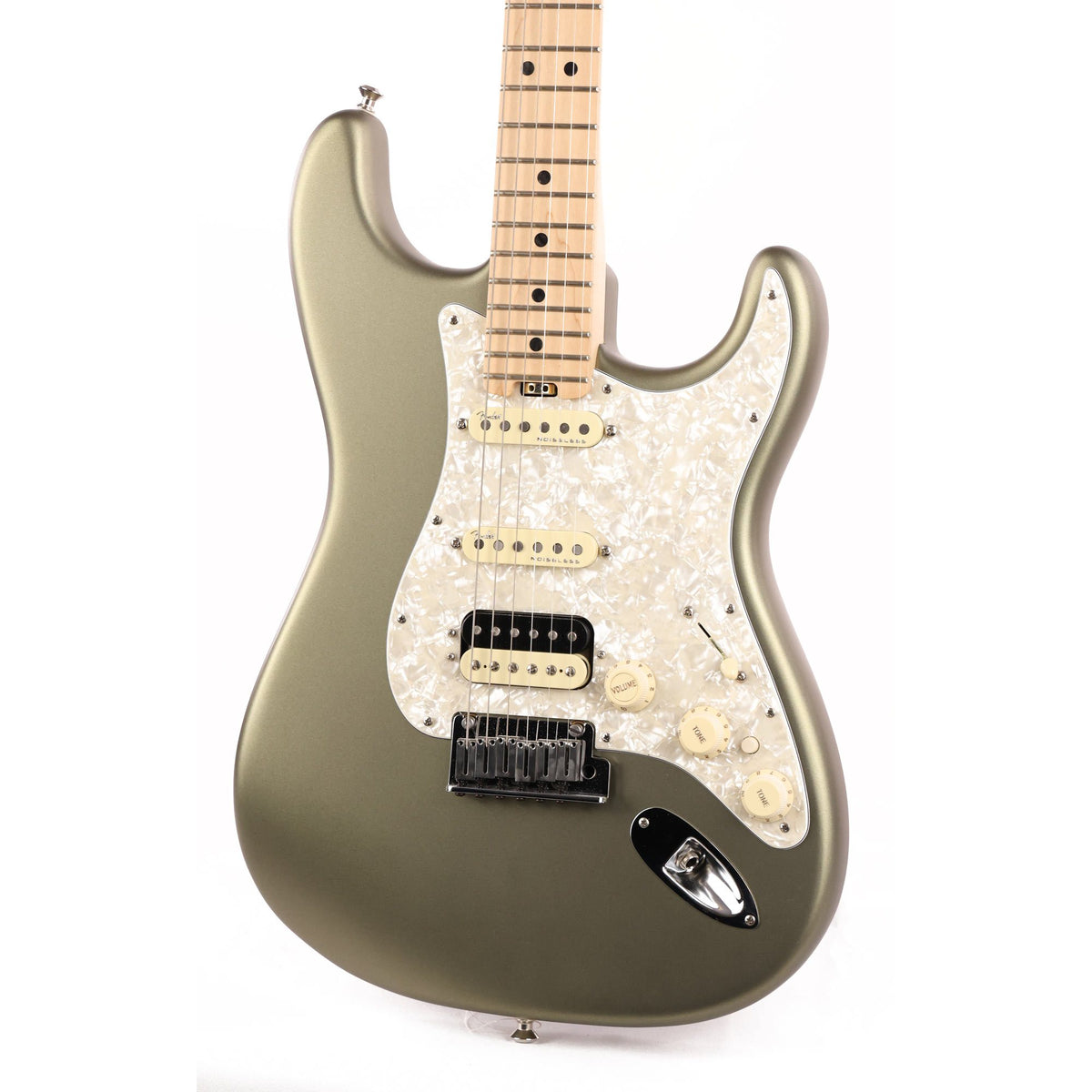Fender American Elite Stratocaster HSS Shawbucker Satin Jade Pearl Metallic 2019 — 7