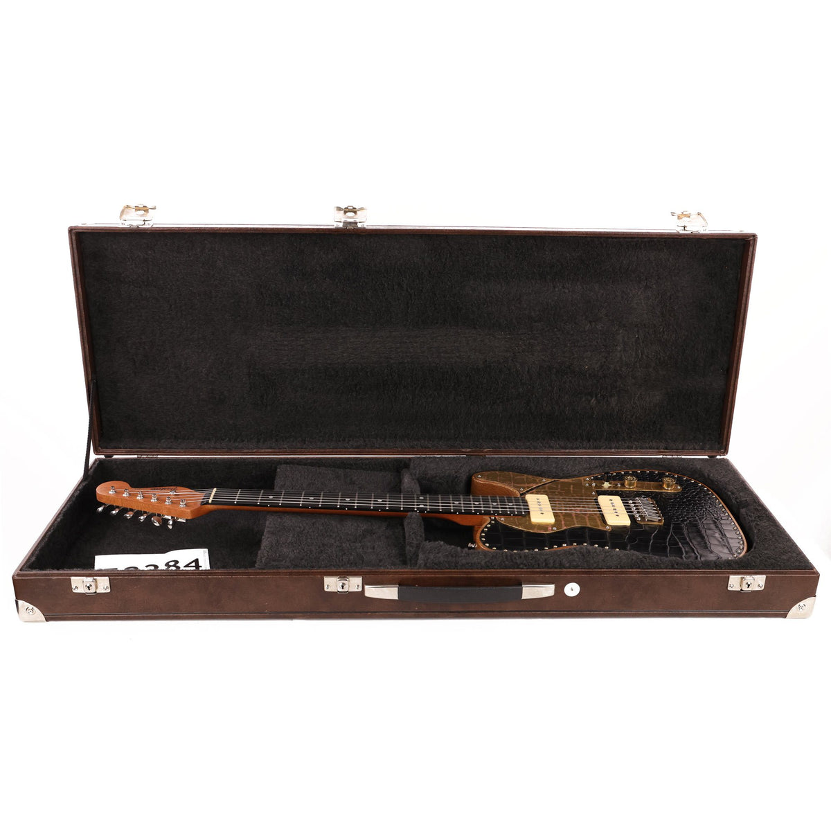 Paoletti Nancy Tele Black Leather 2 P-90 Used — 9