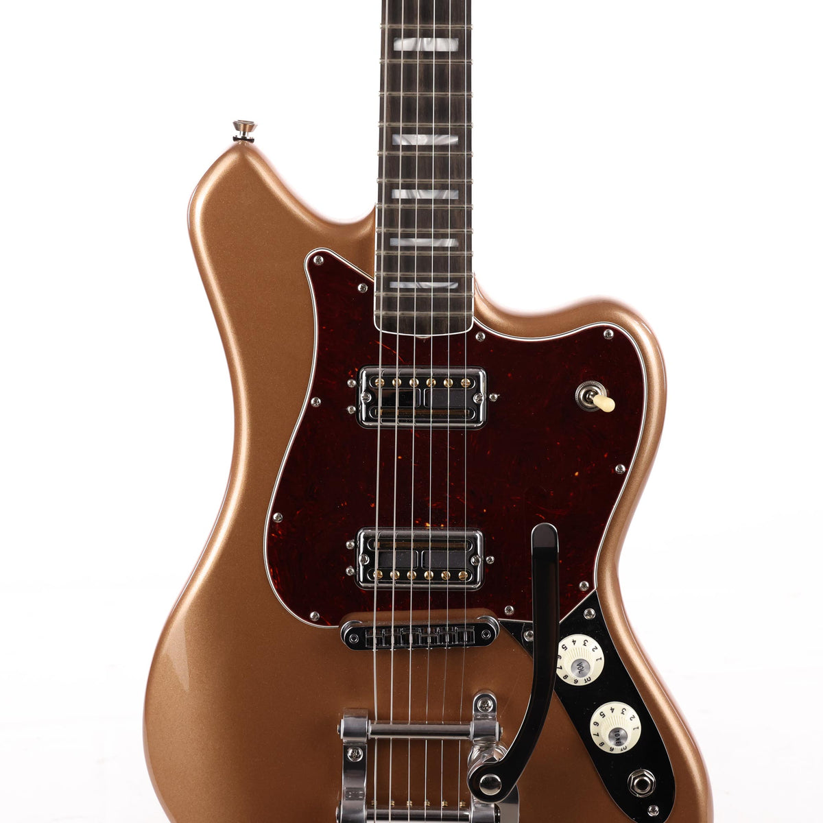 Fender Parallel Universe Maverick Dorado Firemist Gold 2020 — 6