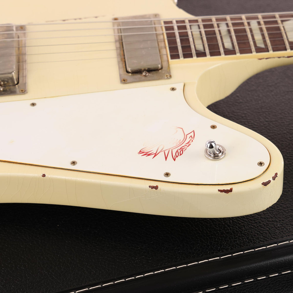 Gibson Custom Shop Johnny Winter 1964 Firebird V Murphy Lab Aged Polaris White — 10