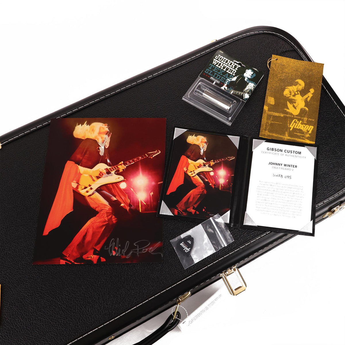 Gibson Custom Shop Johnny Winter 1964 Firebird V Murphy Lab Aged Polaris White — 11