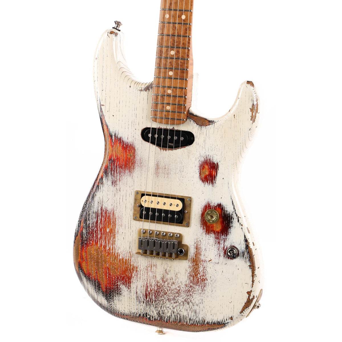 Paoletti Stratospheric Loft Series HS Music Zoo Exclusive Aged White over Sunburst Used — 7