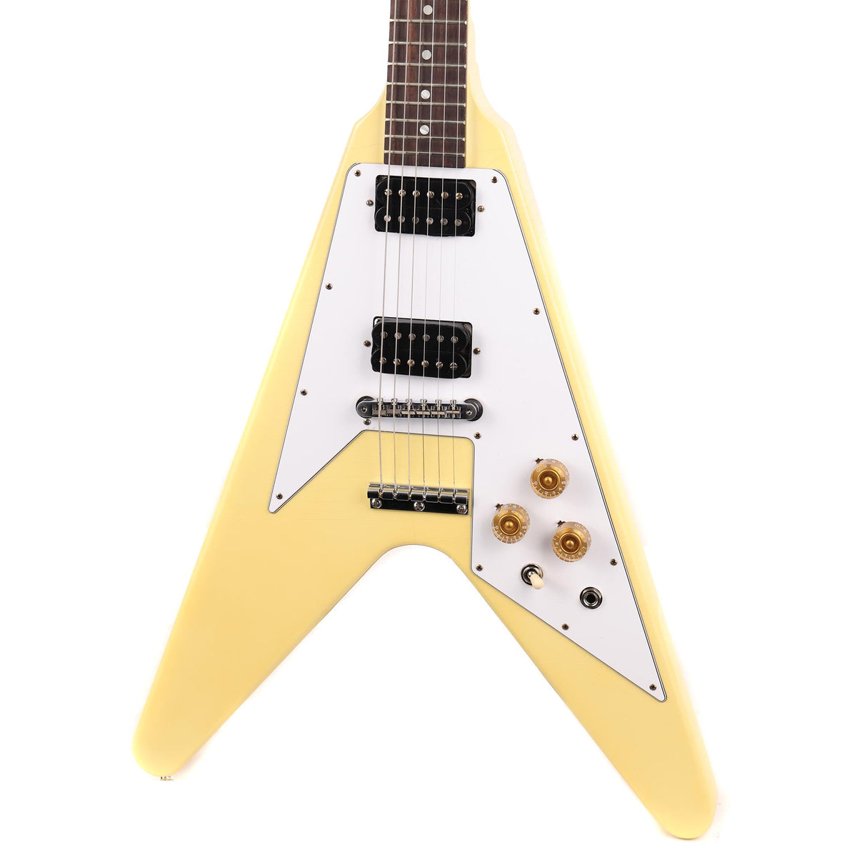 Gibson Custom Shop 1967 Flying V Reissue Made 2 Measure Ultra Light Aged Classic White — 7