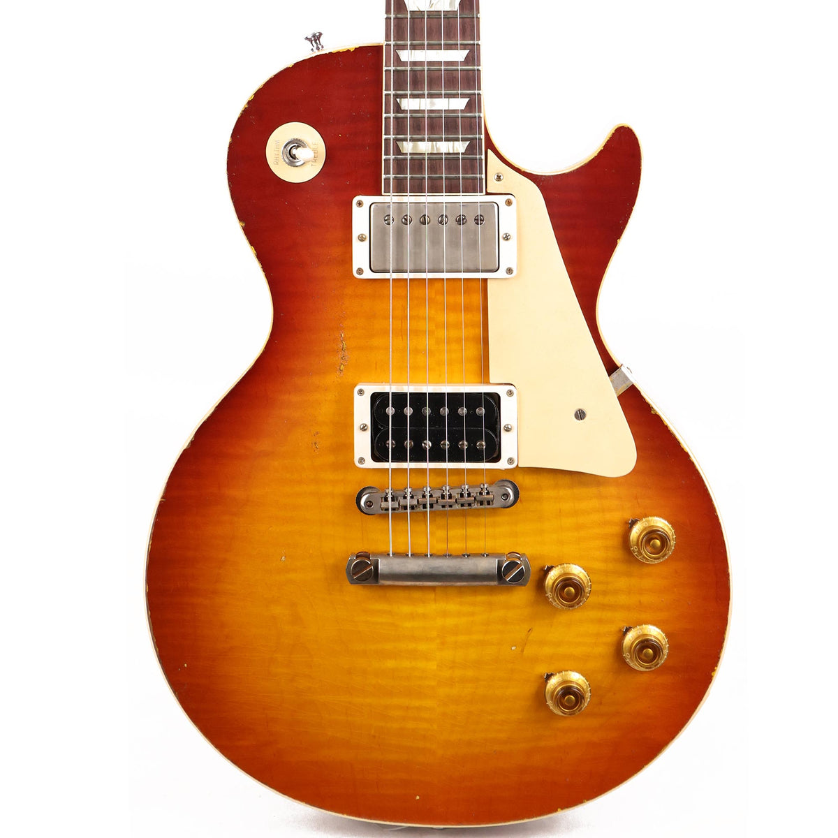 Gibson Custom Shop 1959 Les Paul Reissue Aged Orange Sunset Fade Murphy Lab Heavy Aged Made 2 Measure — 1