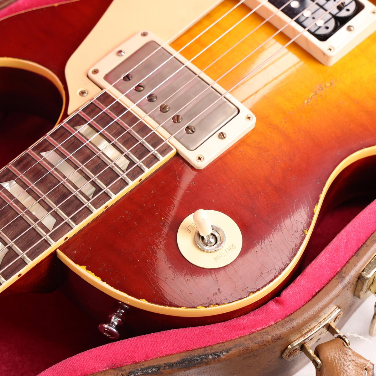 Gibson Custom Shop 1959 Les Paul Reissue Aged Orange Sunset Fade Murphy Lab Heavy Aged Made 2 Measure — 6