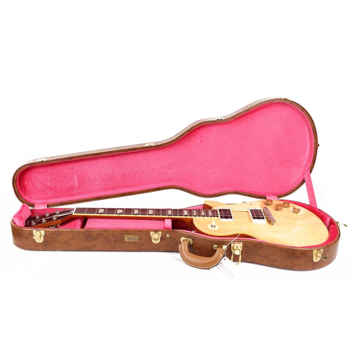 Gibson Custom Shop 1954 Les Paul with Humbuckers and Stinger Antique Natural Made 2 Measure — 8