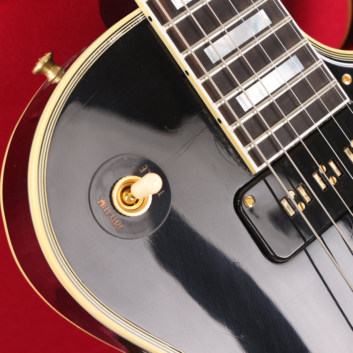 Gibson Custom Shop 1954 Les Paul Custom Ebony Ultra Light Aged — 7
